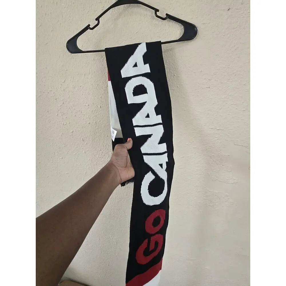 Canada Olympic Knitted Scarf Unisex Adult Hudsons Bay Official Outfitter